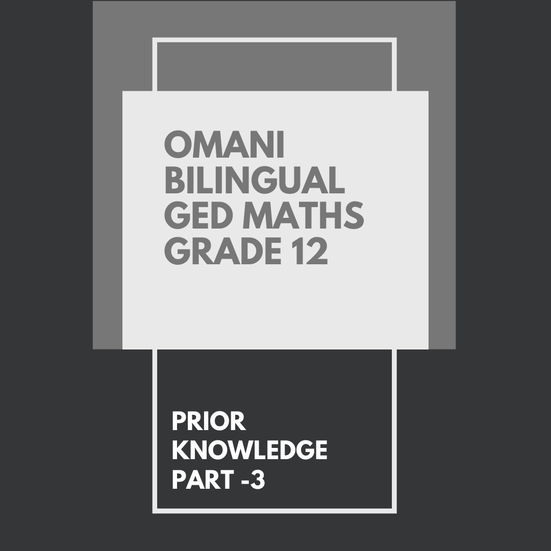 Bilingual past papers Maths Oman - Oman bilingual - GED Oman - Oman Curriculum